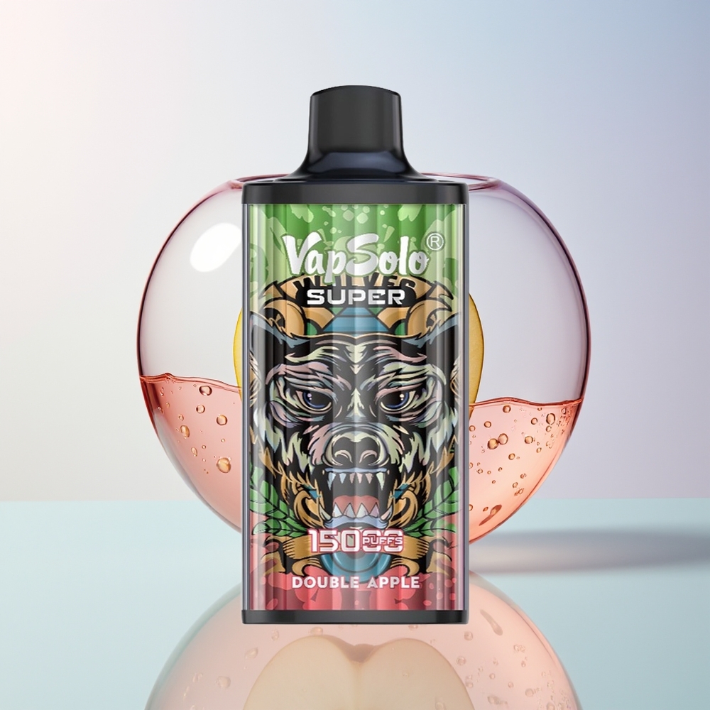 Wholesale Croatia Vapsolo Super 15000 Puffs Dvostruka Jabuka 40ml 850mAh