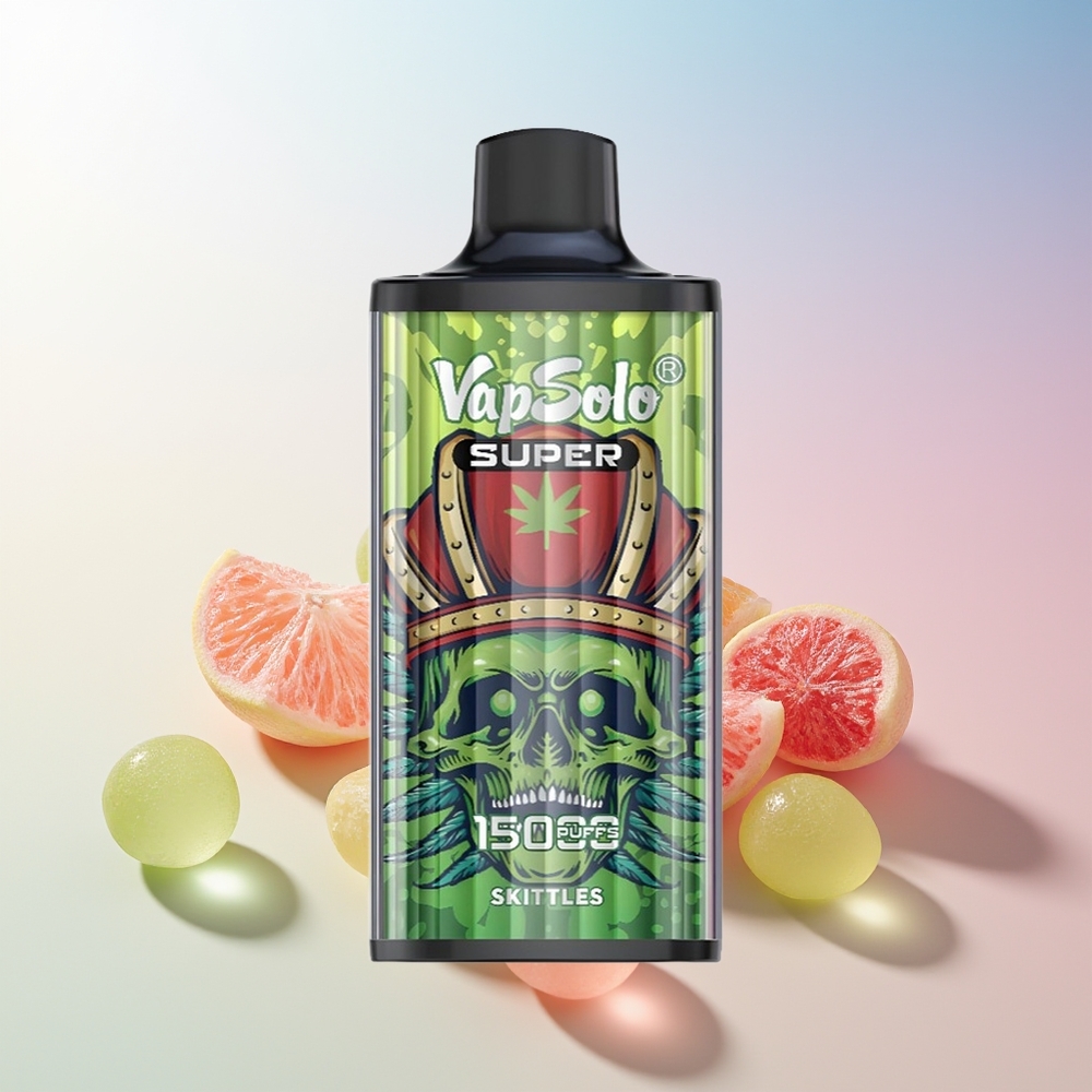 Wholesale Croatia Vapsolo Super 15000 Puffs Jednokratna Vape 40ml 850mAh Type-C Skittles (Dužina života)