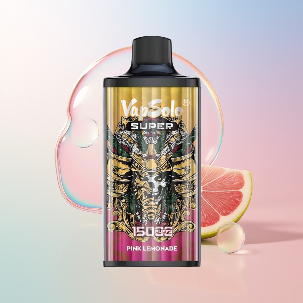 Wholesale Croatia Vapsolo Super 15000 Puffs Super Ružičasti Limunada 40ml 850mah Mesh Coil Type-C