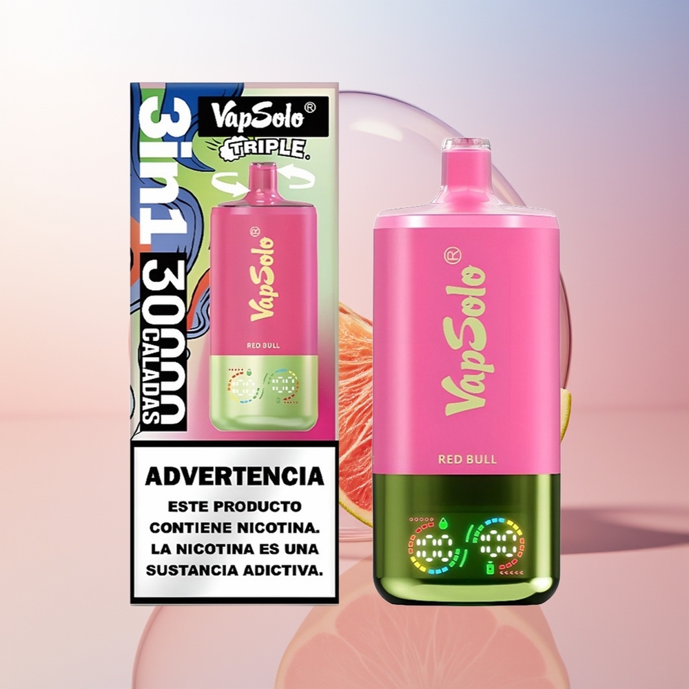 Wholesale Croatia Vapsolo Triple 30000 Puffs Crveni bik 40ml Type-C 3 Rezervoar