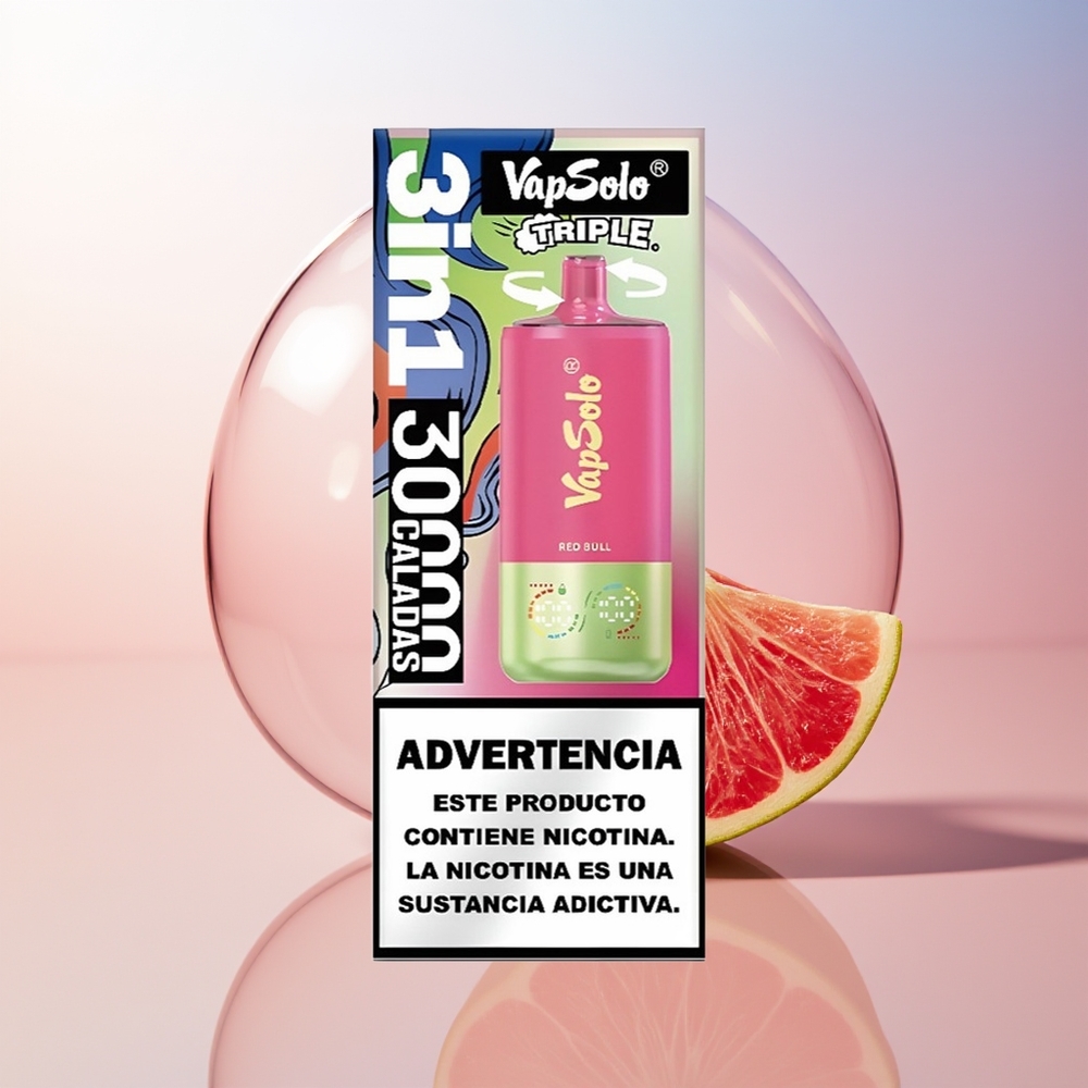 Wholesale Croatia Vapsolo Triple 30000 Puffs Crveni bik 40ml Type-C 3 Rezervoar