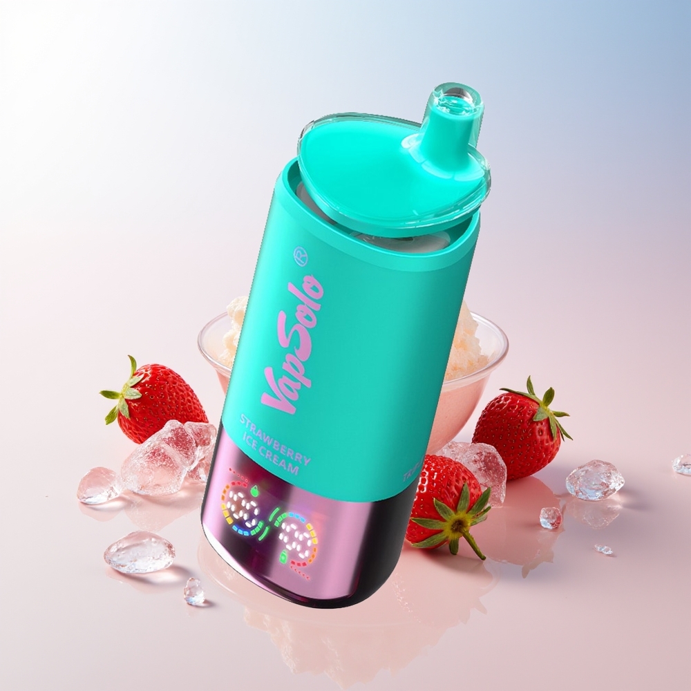 Wholesale Croatia Vapsolo Triple 30000 Puffs Jagodni Sladoled 40ml 20mg/50mg Type-C 3 Tankova
