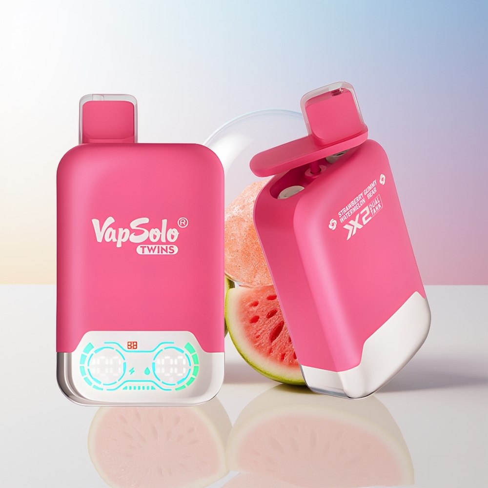 Wholesale Croatia Vapsolo Twins 20000 Puffs Jagoda Lubenica  Gummi Medvjedić 40 ml 20mg/ml 50mg/ml Type-C 2 Tank