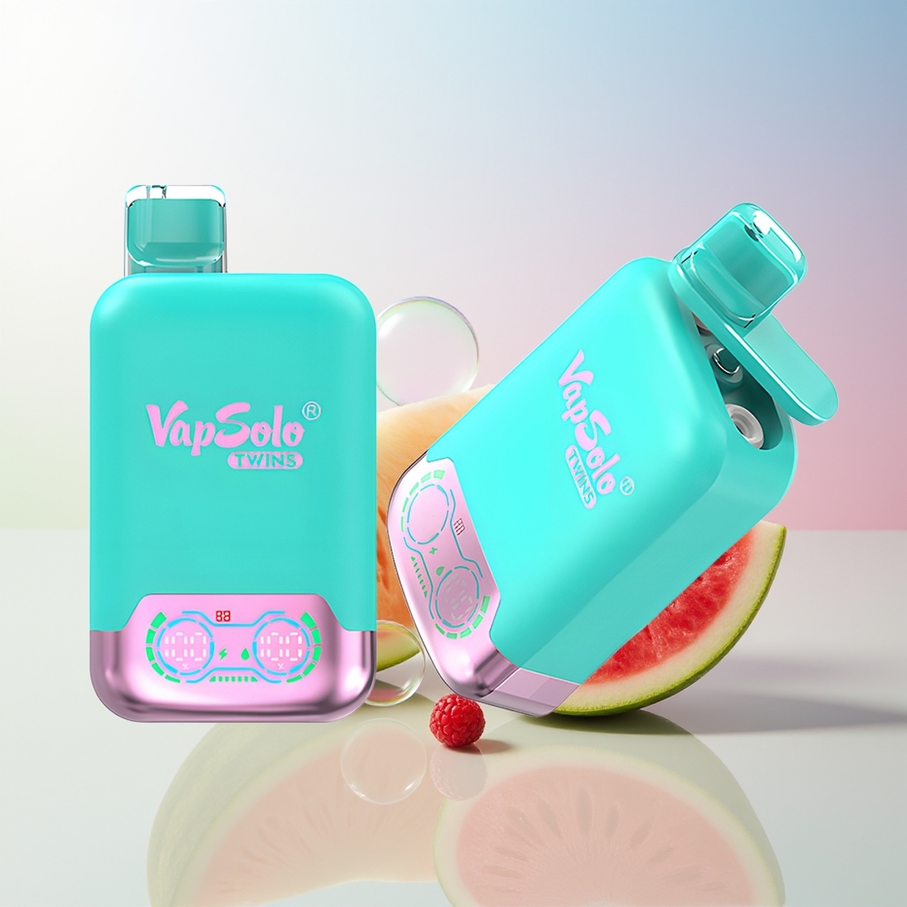 Wholesale Croatia Vapsolo Twins 20000 Puffs Trostruka Dinja  Malina Lubenica 40ml 20mg/ml 50mg/ml Type-C
