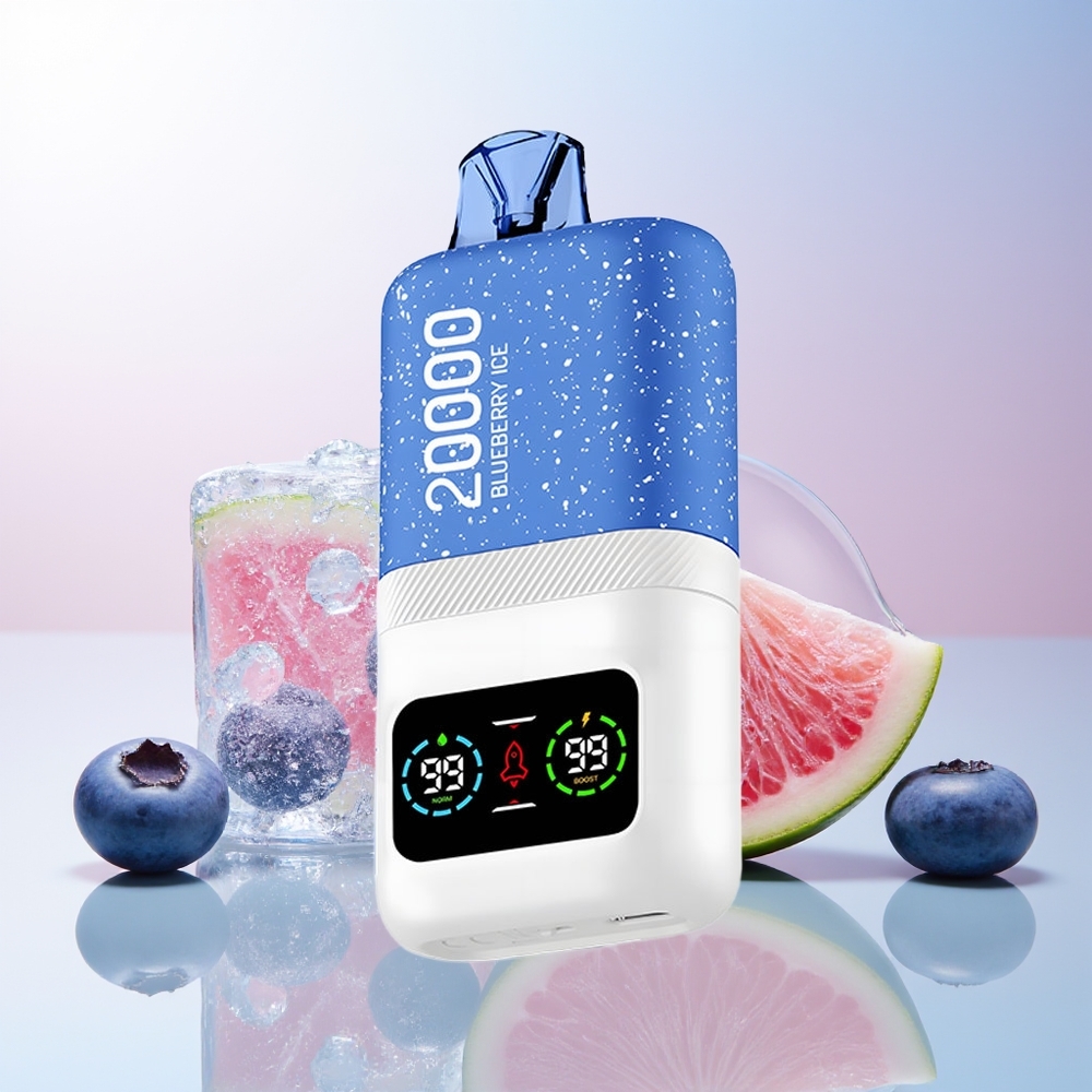 Wholesale Croatia Aivono Aim Magic 20000 Pufova Borovnica Led 0% 2% 3% 5% Nikotina 26ml Tekućina Dual Mesh Coils LCD Display Type-c Punjenje 600mAh Baterija