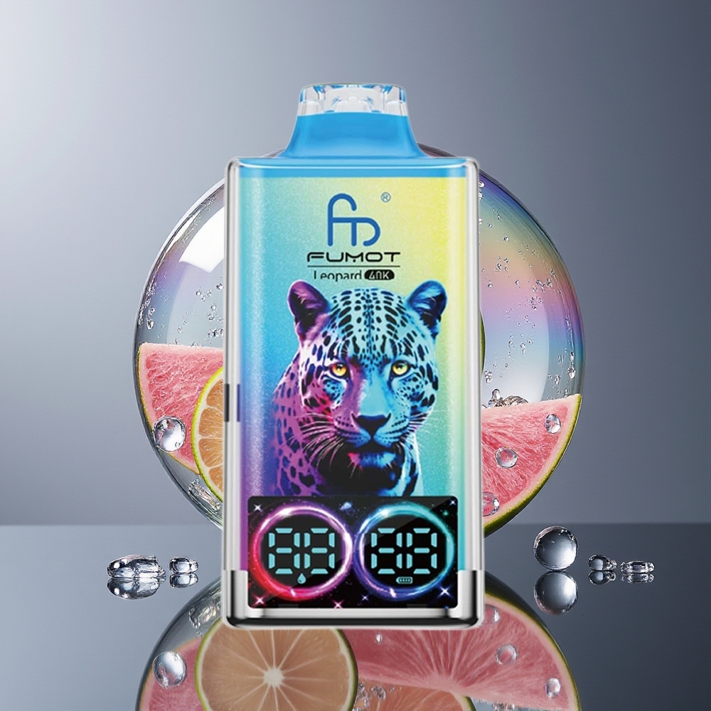 Wholesale Croatia Fumot Leopard 40K Puffs Crni Zmaj Led Dual Mesh 700mAh Type-C Digitalni Display 5% Nicotine