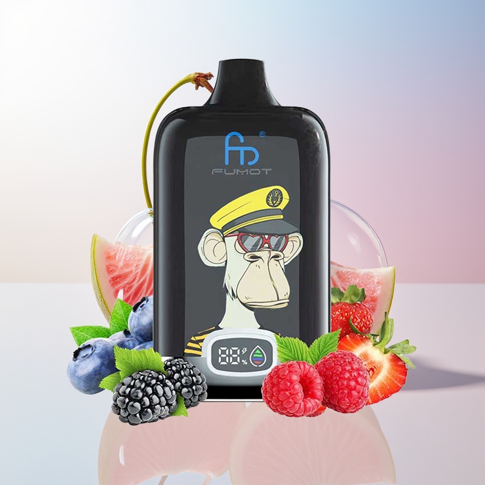 Wholesale Croatia Fumot Tornado Digital 12000 Puffs Trešnja Mesh Coil 20ml Type-C 550mAh MTL