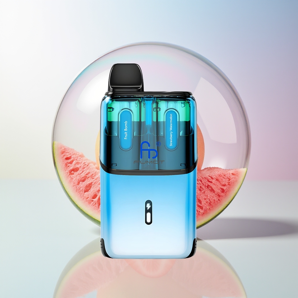 Wholesale Croatia Fumot Ultra T32000 32000 puševa Voćna Bomba - Jagoda Lubenica 800mAh 24ml Type-C Mesh Coil
