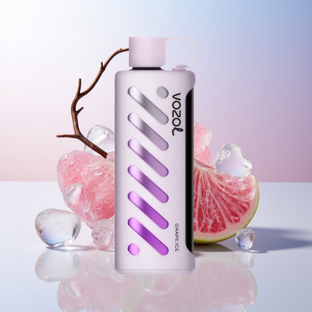 Wholesale Croatia VOZOL Gear Shisha 25000 Puffs Grožđe Led Dual Mesh Dual Modes S.i.L.C Tech 1000mAh 5mg/ml